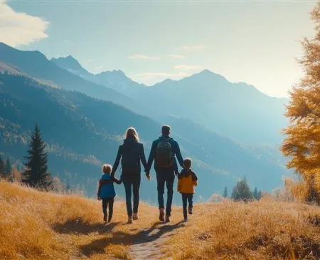 2025 Outlook, family hiking mountain